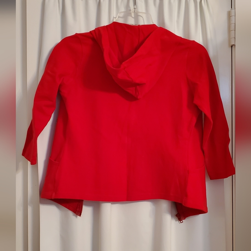 2pc Red Rhinestone jog suit - Picture 4 of 7